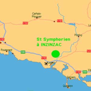 carte localisation sud bretagne